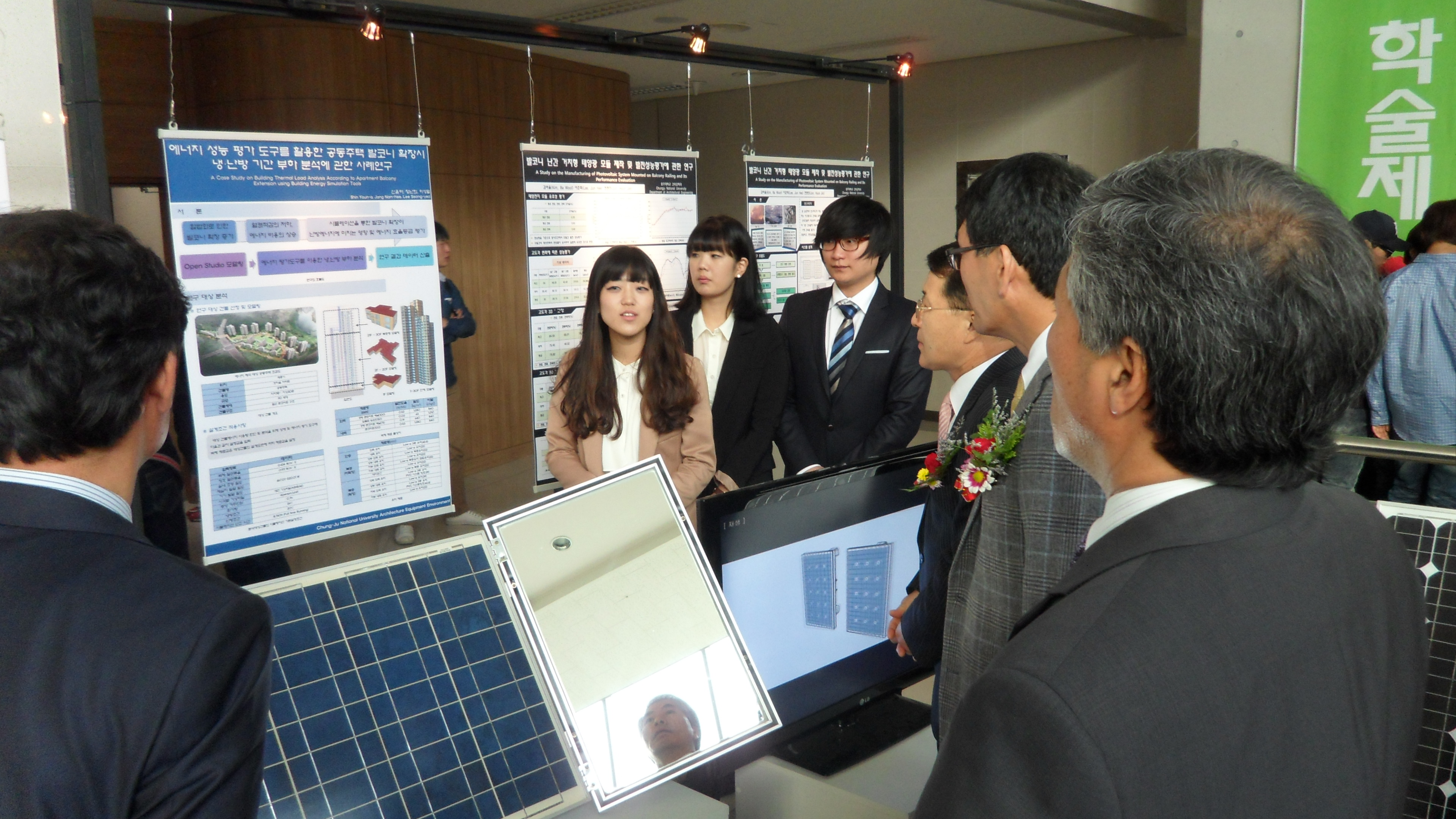 2011 건축공학과 학술제-전시풍경