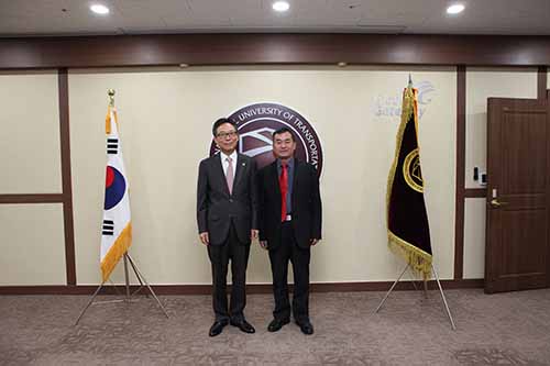 중국 서주 제5중학교 조양청 교장 국제교류협력을 위한 방문
