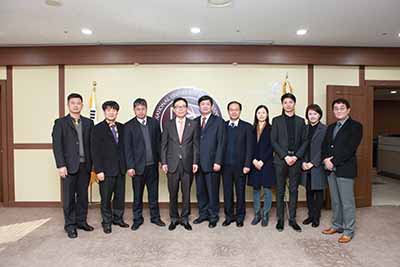 국제교류협력을 위한 중국 안휘사범대학교 관계자 내방