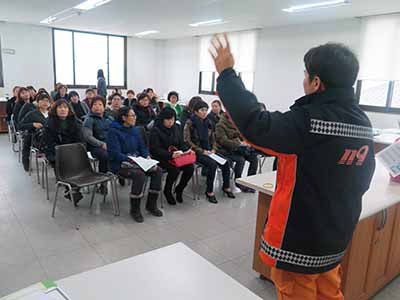 음성군어린이급식관리지원센터, 2016년 1차 조리원집합교육실시
