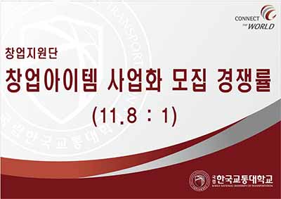 창업지원단, 창업아이템 사업화 모집 경쟁률 11.8 대 1