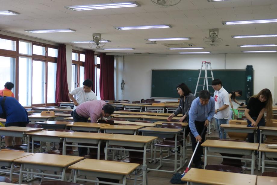쾌적한 대학 교육 환경 조성을 위한 2학기 개강맞이 환경정화 실시