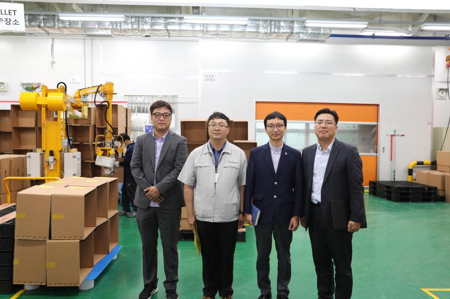 한국교통대학교 중소기업 기술지원단, 일본 수출 규제 대응 코스모신소재 현장기술지원 방문