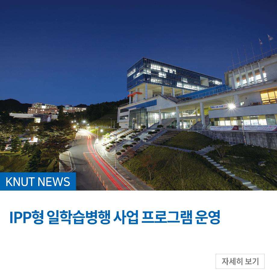 IPP형 일학습병행 사업 프로그램 운영